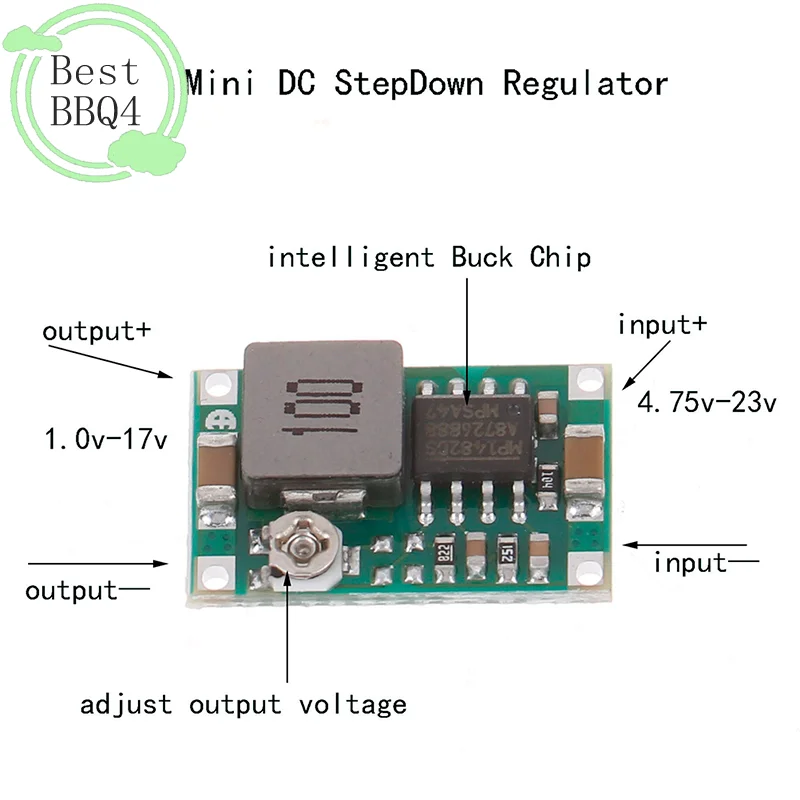 (BBQ4)High Quality Step Down Converter Volt Regulator 3A MINI DC-DC STEP DOWN CONVERTER VOLT REGULATOR 5V-23V TO 3.3V 6V 9V 12V