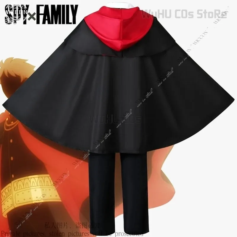 

a7d@Anime Anya Cosplay Costume Cape Woman Man Anya Forger Damian Desmond School Uniform Cloak Comic-Con Stage Costume Adult Kida