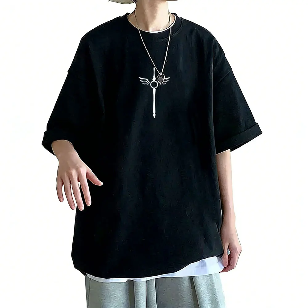 

Game Devil May Cry Dante Graphic T-shirt Summer Men Women Clothing Gothic Casual Oversized Streetwear Male Soft Cotton Tshirt