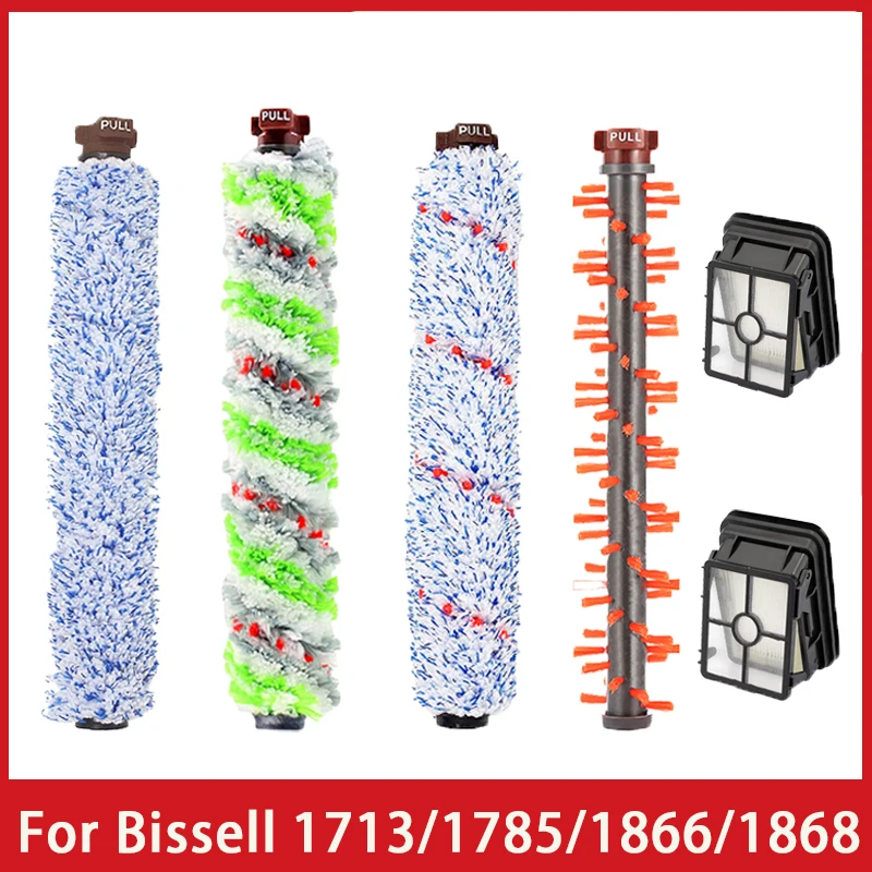 For Bissell Crosswave 1713 1785 1866 1868 1934 1926 Pet Pro 2223N Cordless 2582N Hepa Filter Roller Main Brush Accessories