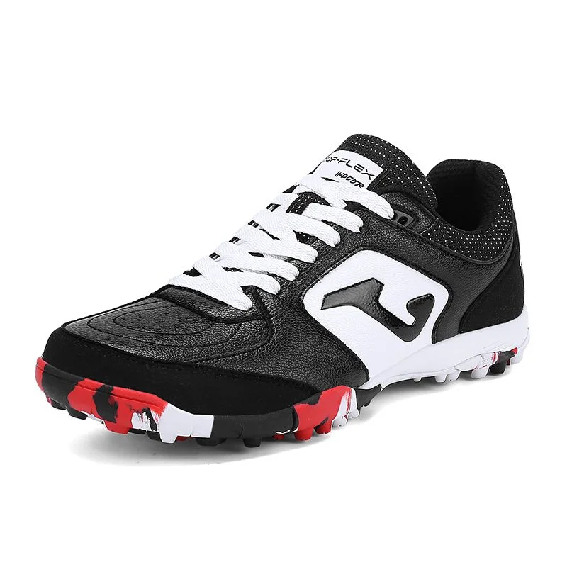 TOP-FLEX professional football shoes non-slip wear-resistant portable breathable leather upper TF broken nail bottom