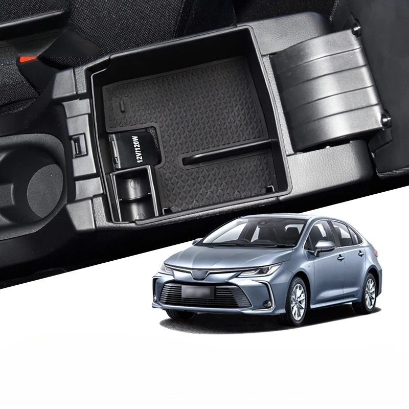 

For Toyota Corolla E210 2019 2020 2021 2022 2023 Central Armrest Storage Box Console Organizer Containers Tray Accessories