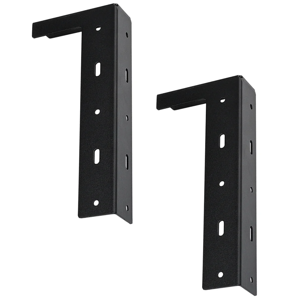 

2Pcs Heavy Duty Cabinet Wall Mount Brackets Cold Rolled Steel Hanging Brackets Storage Organizer for Office Studio