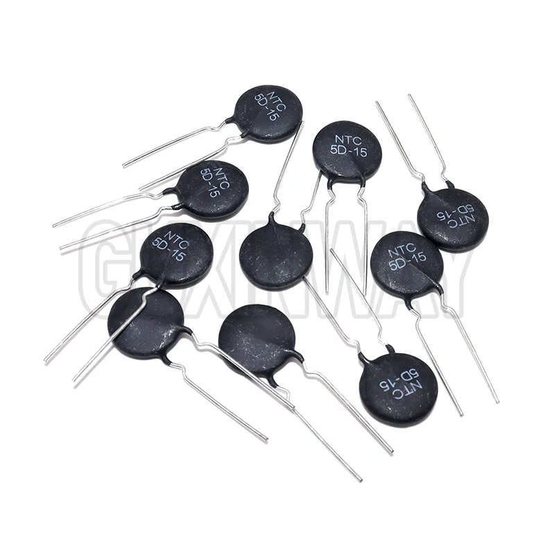 10 قطعة الثرمستور MF72 5D-15 NTC 5D-7 5D-5D 5D-9 5D-11 المقاوم الحراري استشعار درجة الحرارة المقاومة 5D15 5D11 5D5 5D7 5D9