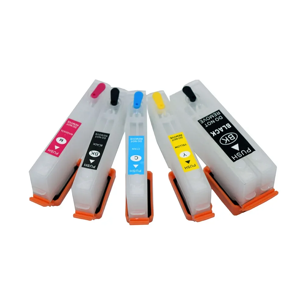 Refillable Ink Cartridge Without Chip For Epson XP-630 XP-635 XP-640 XP-645 Printers