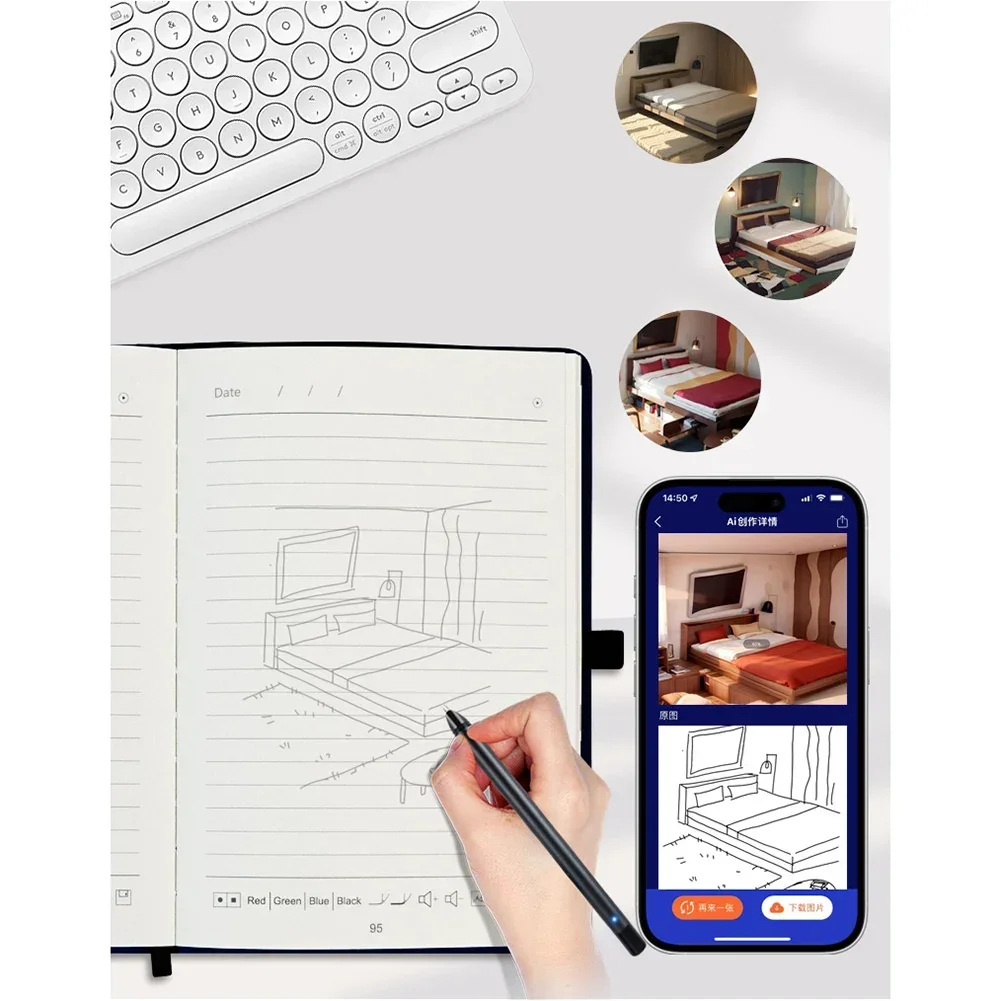 Digital Notepad Smart Writing Notebook With Cloud Pen Transform Your Ideas Into Digital Notes Drawing Digital Notebook