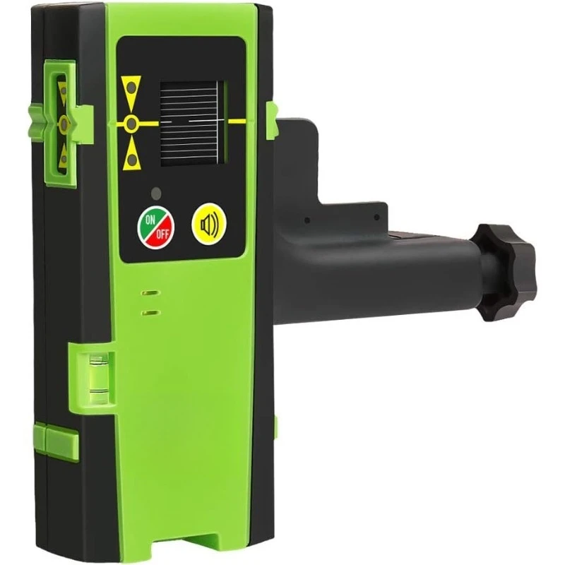Laser Detector for Laser Level, Detect Green & Red Beams Digital Laser Receiver Compatible with Huepar Pulse Mode Line La