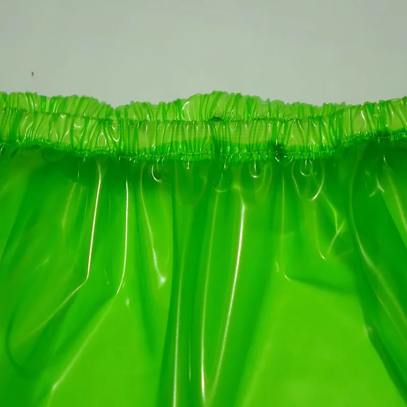 

ABDL прозрачные толстые пластиковые трусы ПВХ глянцевые трусики для взрослых и детей с высокой талией водонепроницаемые мягкие бесшумные трусики недержания