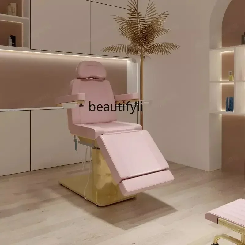 

xxqBeauty salon with tattoo embroidery eyelash electric beauty bed can be rotated multi-function adjustment, tattoo body bed