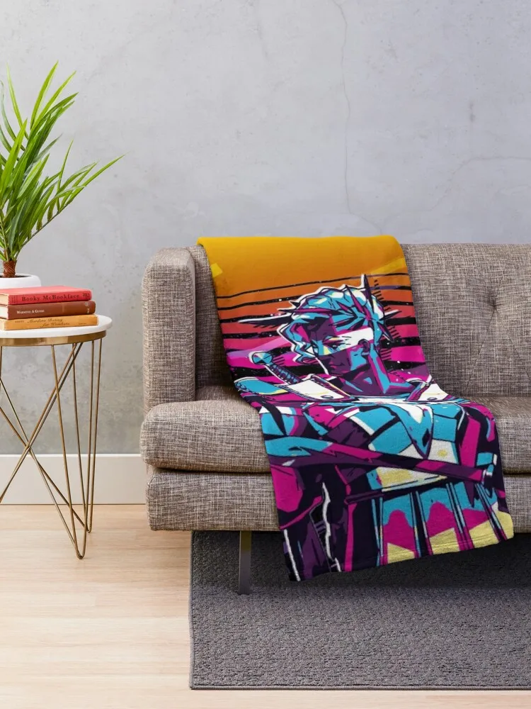 Ares - Hades (80s Retro) Throw Blanket Furrys decorative Luxury St Flannel Fabric Blankets
