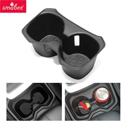 Smabee for Toyota RAV4 2019 - 2021 Car Cup Holder Storage Box Shock-Absorbing Central Armrest Cup Tray TPE Accessories Black