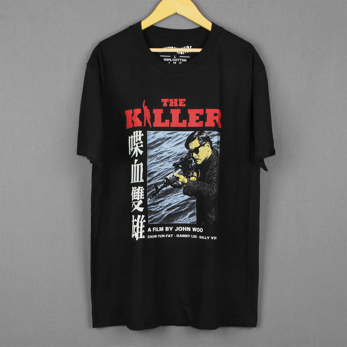 The Killer T-Shirt Bloodshed of Two Heroes John Woo Yun Fat Chow HK Movie A Better Tomorrow Bullet in the Head Cotton Tee