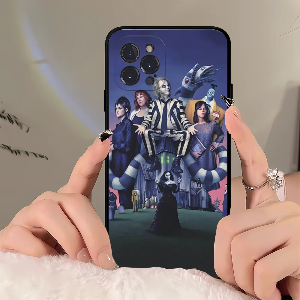 Movie B-BeetlejuiceS 2 Phone Case For iPhone 16 15 14 11 12 13 Mini Pro XS Max Cover 6 7 8 Plus X Funda Shell image 2