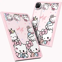 Hello Kitty para iPad Funda ipad Air 3 4 5 M2 M3 Pro3 4 5 6 12,9 pulgadas M4 A17 Funda para tableta Ipad 9/10/11 A16 11 pulgadas Funda protectora