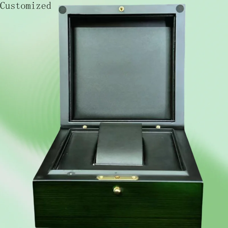 Customized Luxury Black Green Aspit Ellipse Watch Variety Storage Case Jewelry Organizer Display Leather Women Watch Travel Box