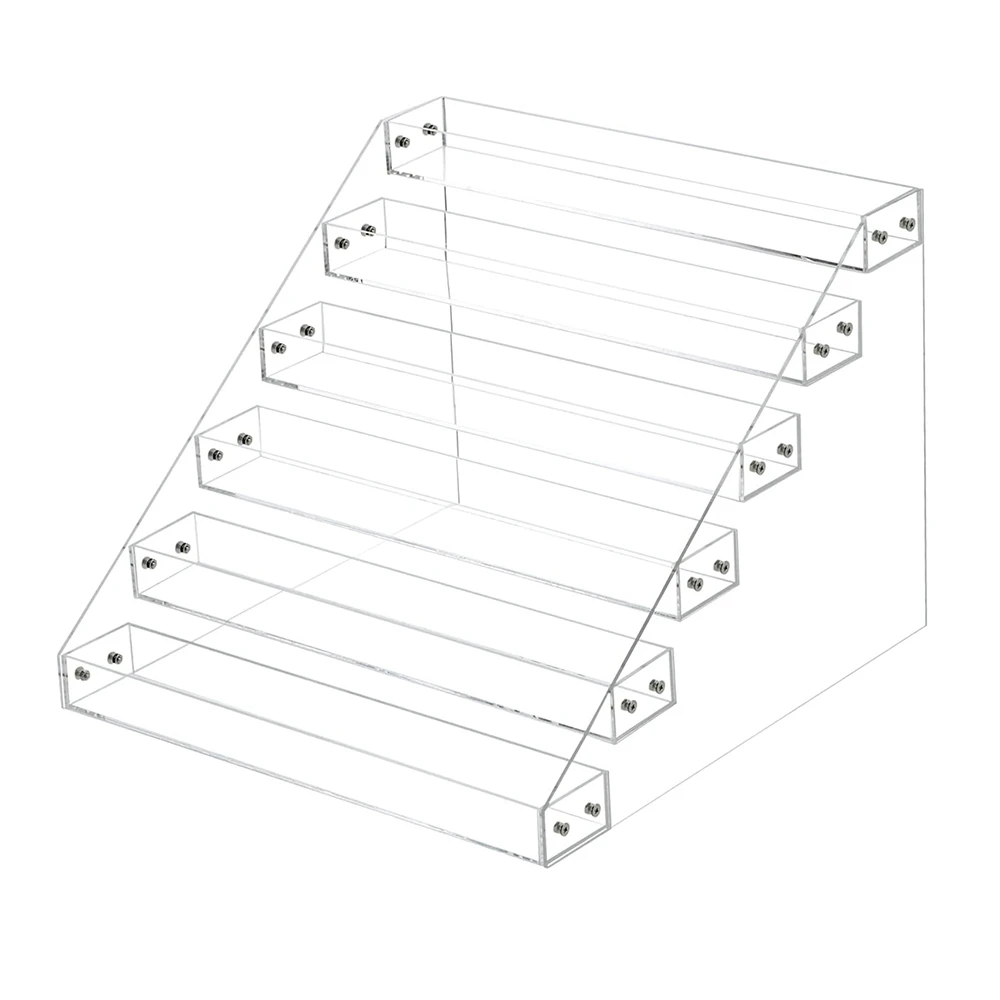 

Acrylic Clear Spice Rack Organizer 6 Tier Seasoning Storage Shelf for Kitchen Countertop Storage Organization Accessories