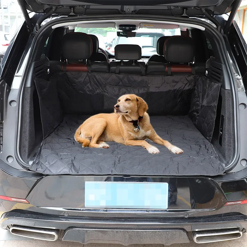 For Range Rover Sport 2014-2024 Trunk Mat Tarpaulin Waterproof Oxford Cloth Dog Cat Back Seat Covers Car Protection Blanket