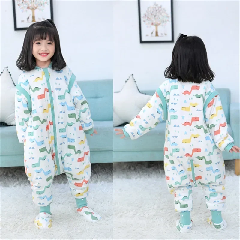 2.5/3.5 TOG Baby Sleep Bag with Leg  Thick Warm Removable Long Sleeve Sleep Sack for Toddler Boy Girl Clothes Bedding Blanket