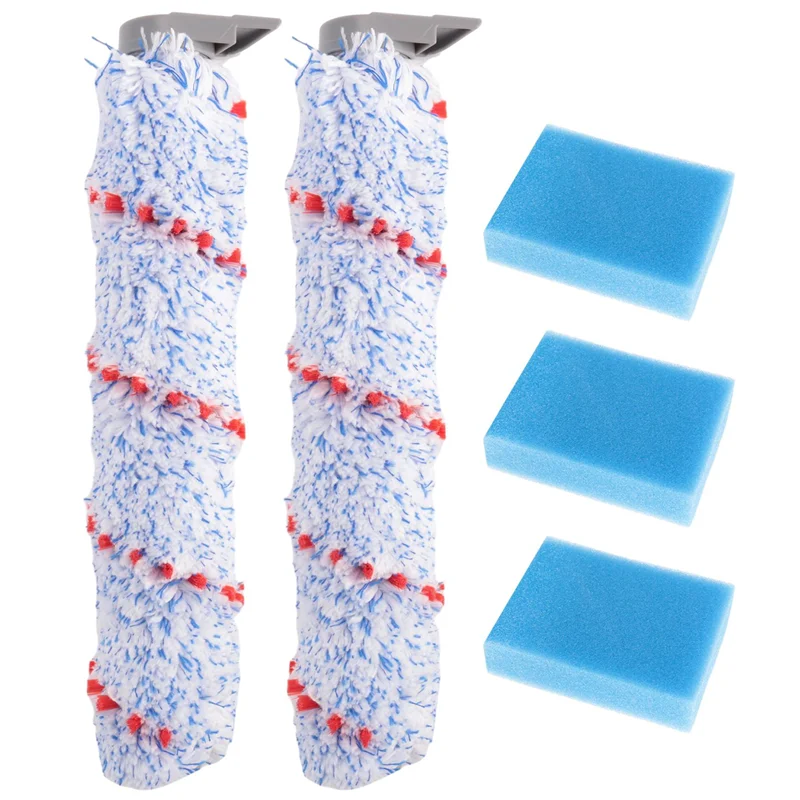 M04K แปรงกรองลูกกลิ้งและ Pre-Filter เปลี่ยนโฟมสําหรับ Tineco Iffloor HF10E-01 ไร้สายเปียกแห้งเครื่องดูดฝุ่น