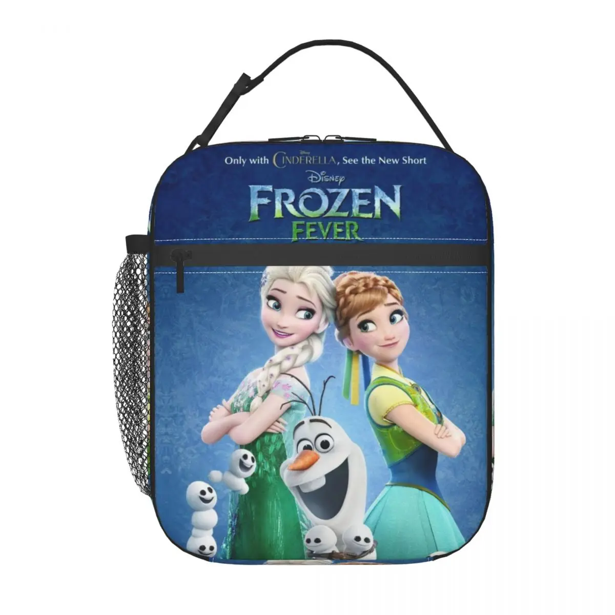 For Lunch Cute Elsa Princess Zipper Closure Fashion Disney Frozen Picnic Storage For Women Men Adults Picnic Storage