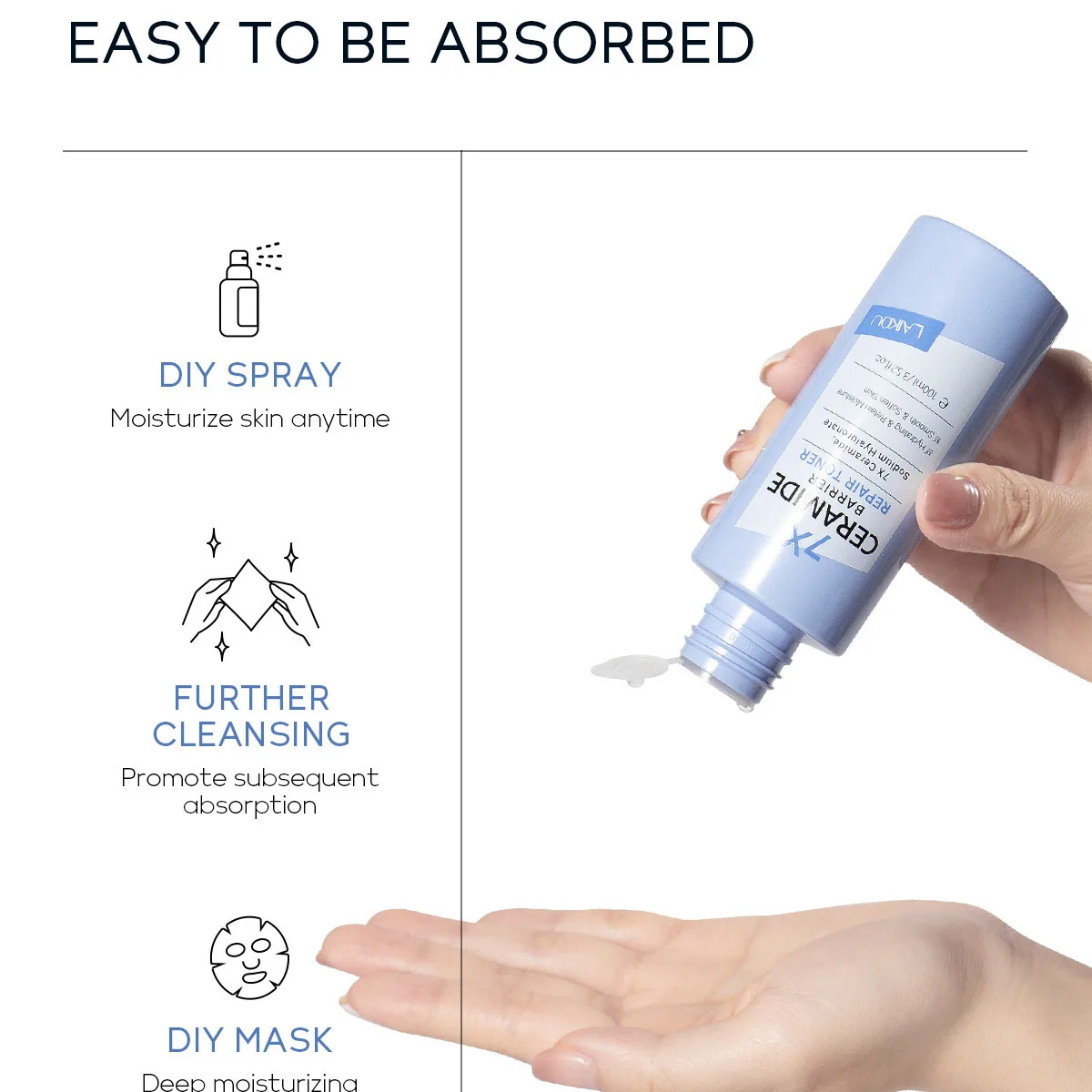 

7X Ceramide Barrier Repair Serum: Intensive Hydration, Enhanced Skin Barrier, Even Skin Tone, Glowing