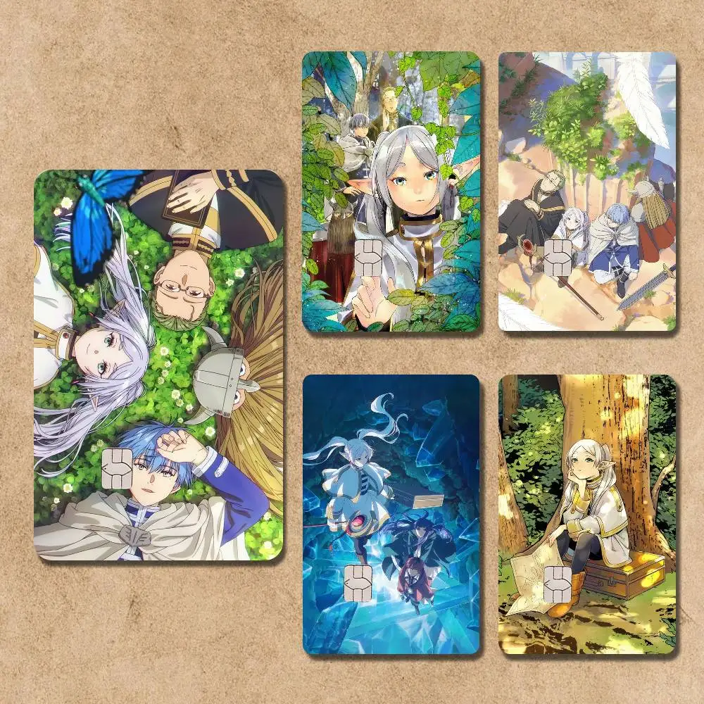 

Frieren Anime B-Beyond J-Journeys End Credit Card Skin Party Stickers for Visa Bank Card Metro Access Card Waterproof Decal Gift