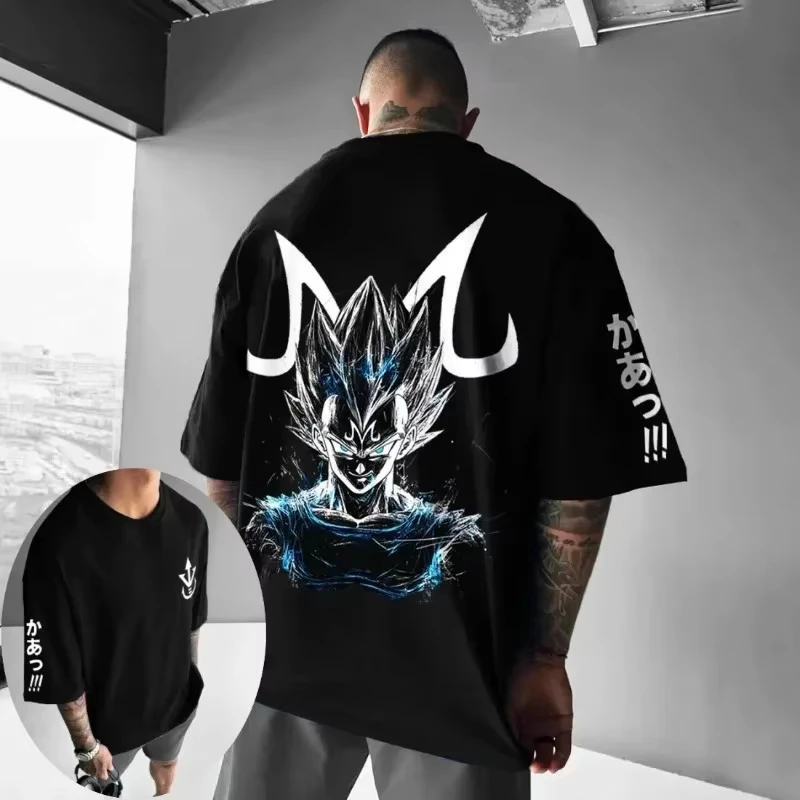 2026 New Dragon Ball Summer Men's T-shirt Japanese Anime Wukong Kakarot Printed Y2K Harajuku Boys Fashion Short Sleeve
