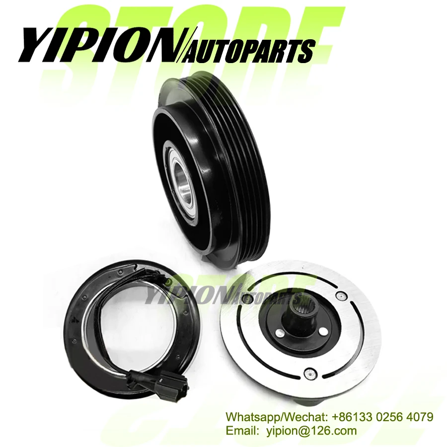 AC A/C Air Conditioning Compressor Magnetic Electromagnetic Clutch PV5 for Hyundai TERRACAN HP 2.9 97610H1021