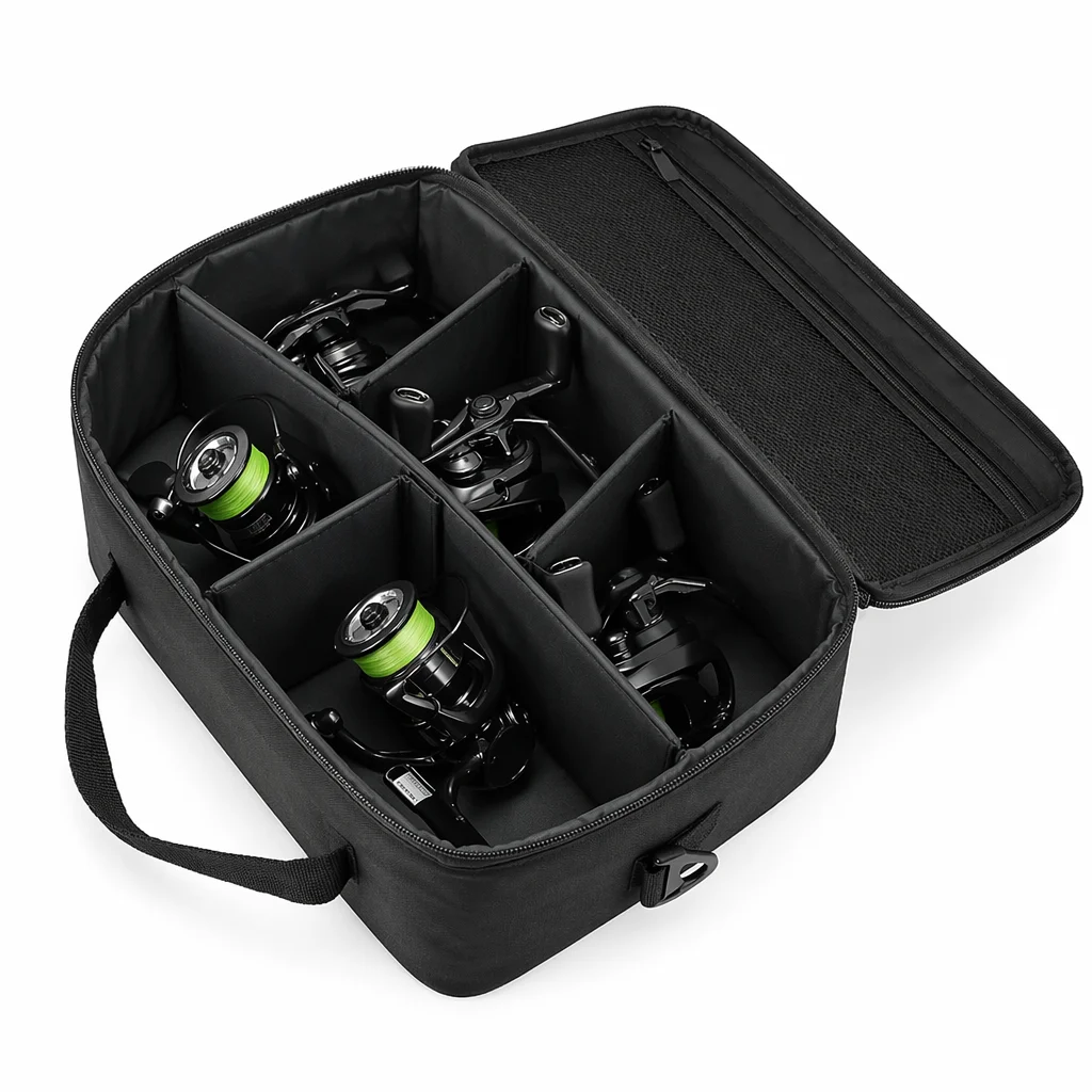 8-Grid Fishing Reel Case, Wate - огляд і ціна Spincast Reel
