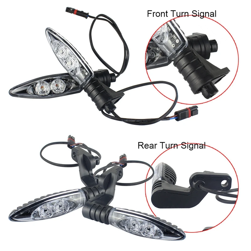 Turn Indicator Signal LED Lights For BMW R1200GS F800GS S1000RR F800R K1300S G450X F800ST R Nine T