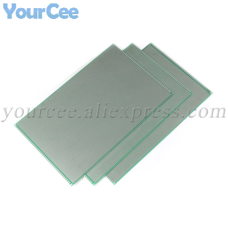 Single Sided Copper Prototype PCB Universal Printed Circuit Board 20x30cm Breadboard Plate 200*300mm DIY 2.54mm