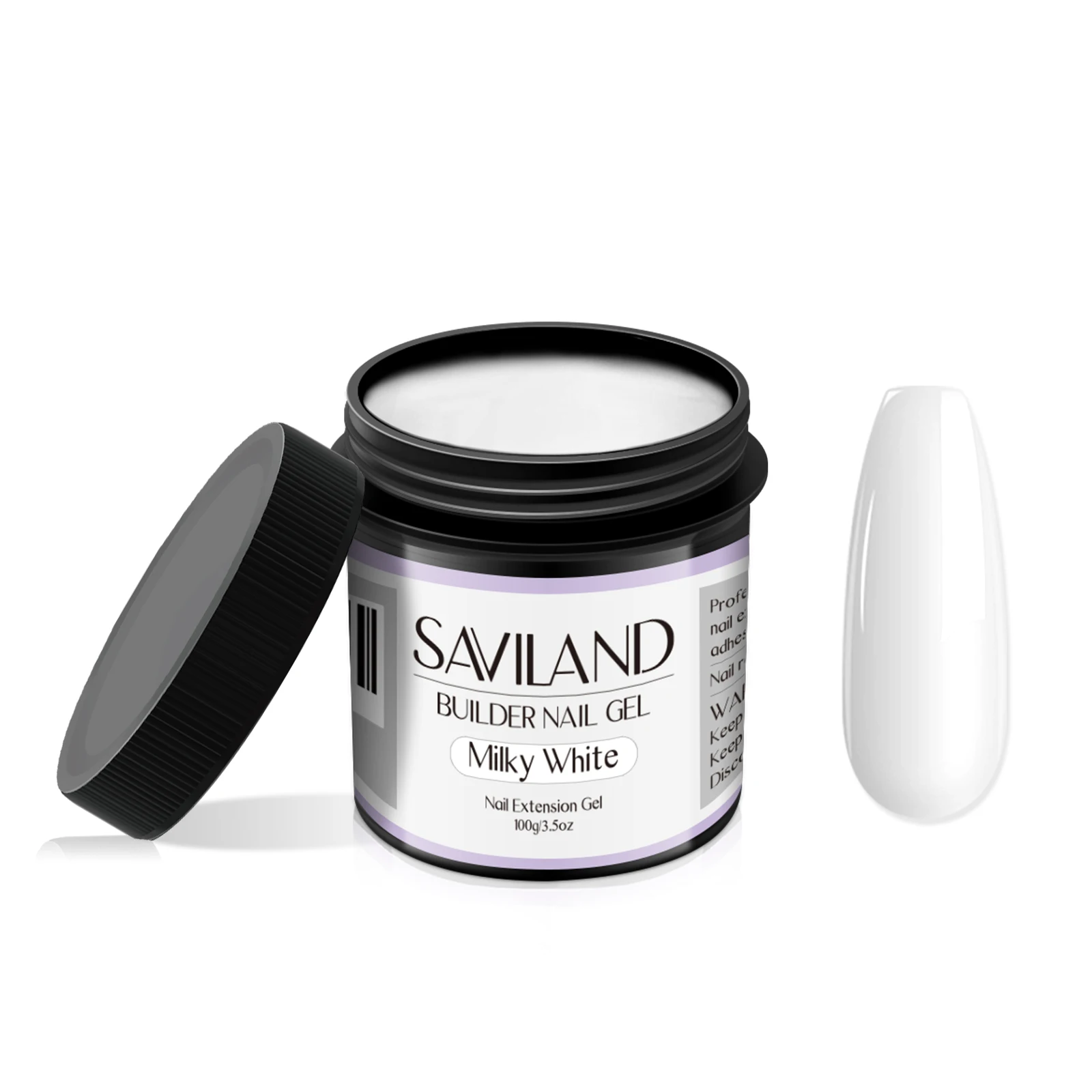 Saviland 100g Builder Nagelgel Wit Naakt Roze Nagelverlenging Gel Multifunctionele Nagels Art Gel Polish Losweken UV voor Salon DIY