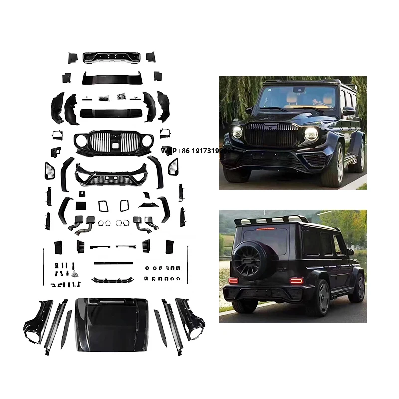 

2019-2024 Car Upgrade G900 Body Kit Carbon Fiber Front Bumper Rear Bumper for G-Class W464