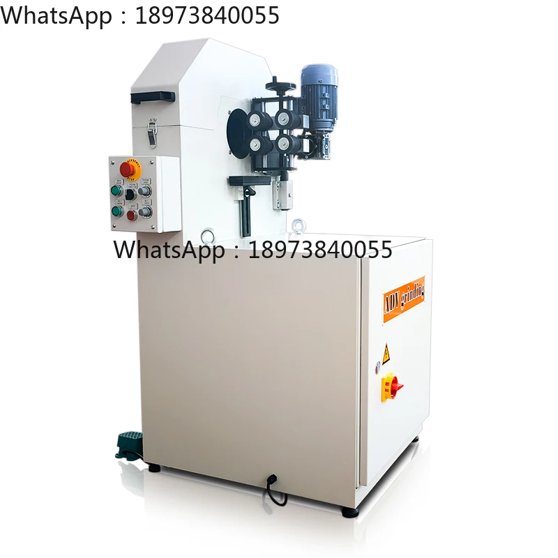ADV 108 Best Curved Bent Tube Pipe Finishing Machine Round Pipe Polishing Machine with Automatic Feeding