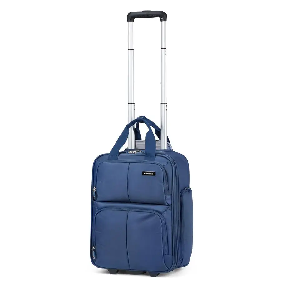 

Underseat Carry On Luggage with Wheels,Travel Luggage Rolling Bag Small SuitcaseBlue, Underseater 16Inch