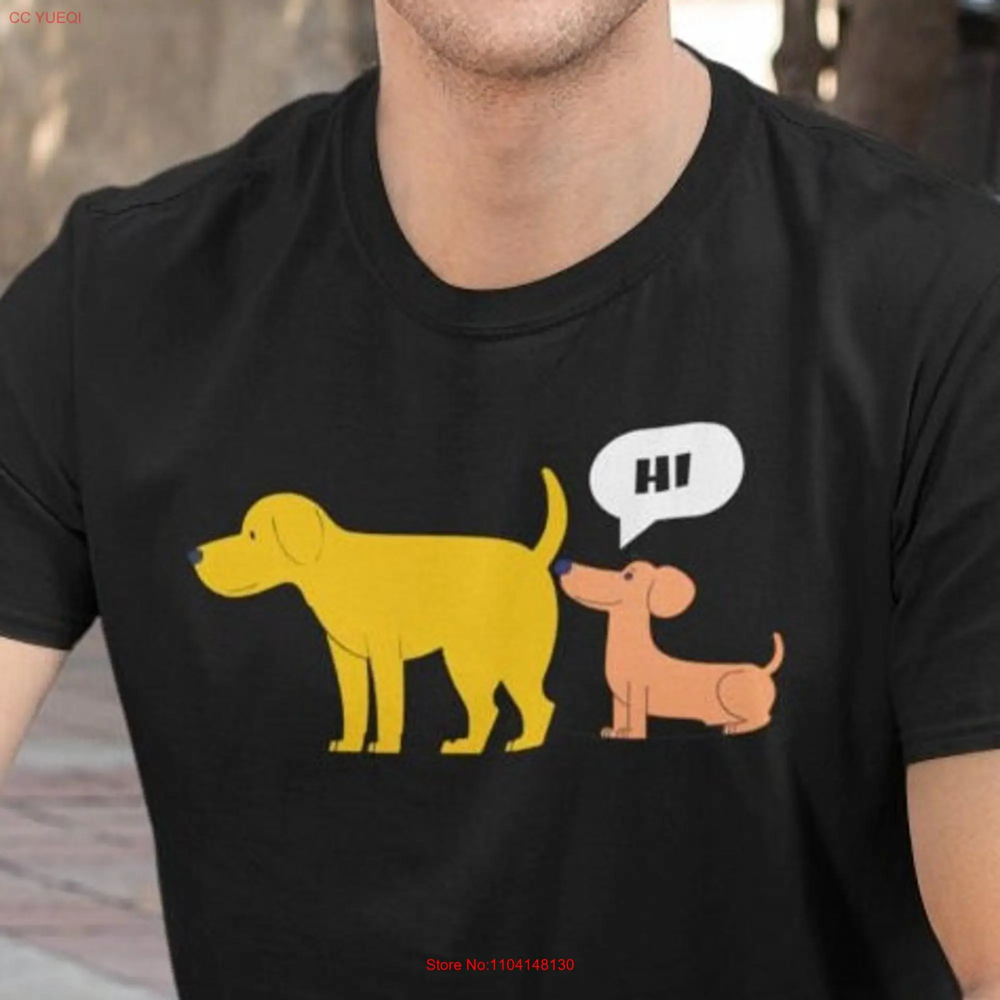 

Sausage dog lover T Shirt Funny Doggie walker gift Groomer sitter print long or short sleeves