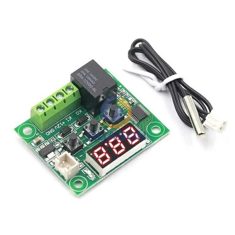 1PCS W1209 DC 12V heat cool temp thermostat temperature control switch temperature controller thermometer thermo controller