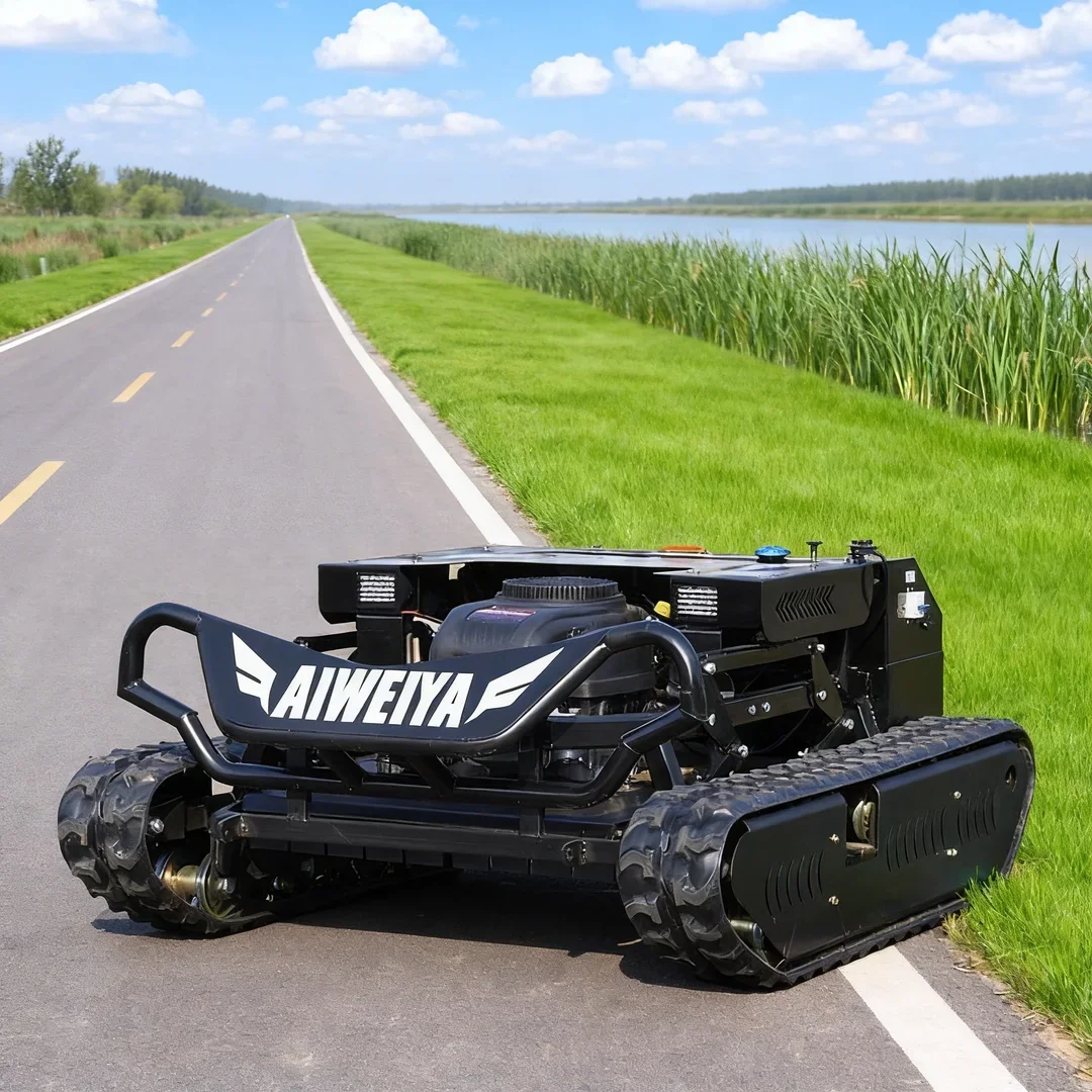 

Customized Tank Robot Remote Control Garden Lawn Mower Agriculture Brush Cutter Grass Cutting Machine