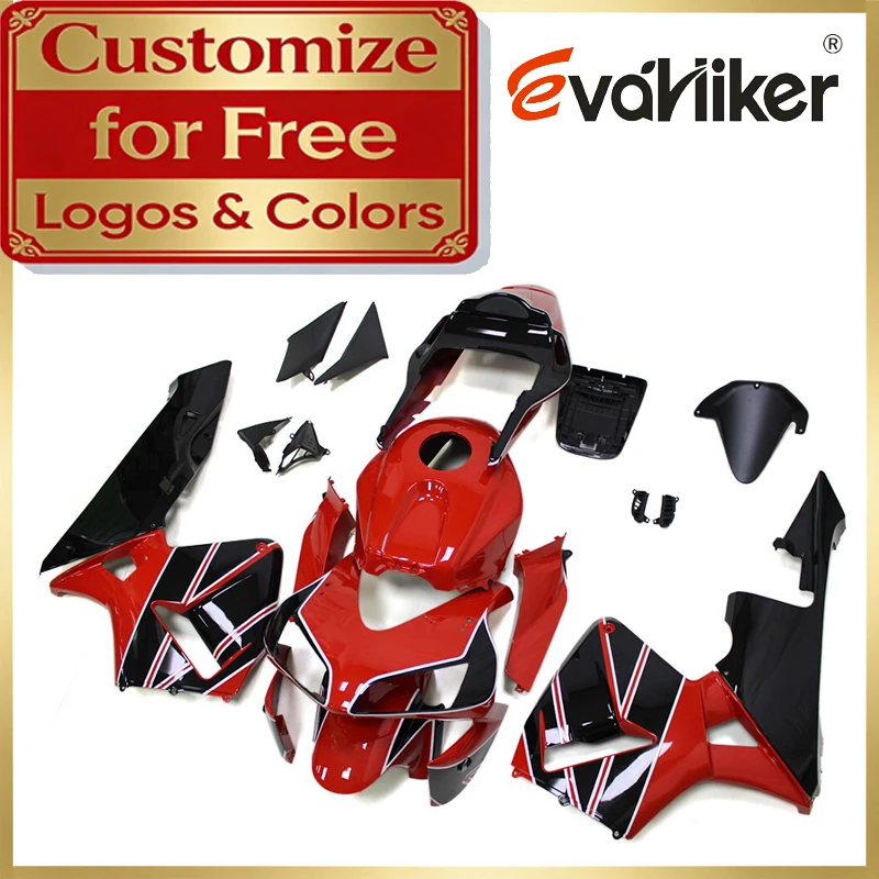 

Комплект обтекателей для мотоцикла Honda CBR600RR 2003-2004, полный комплект, окрашенный на заказ, из АБС-пластика, красный и черный цвета.