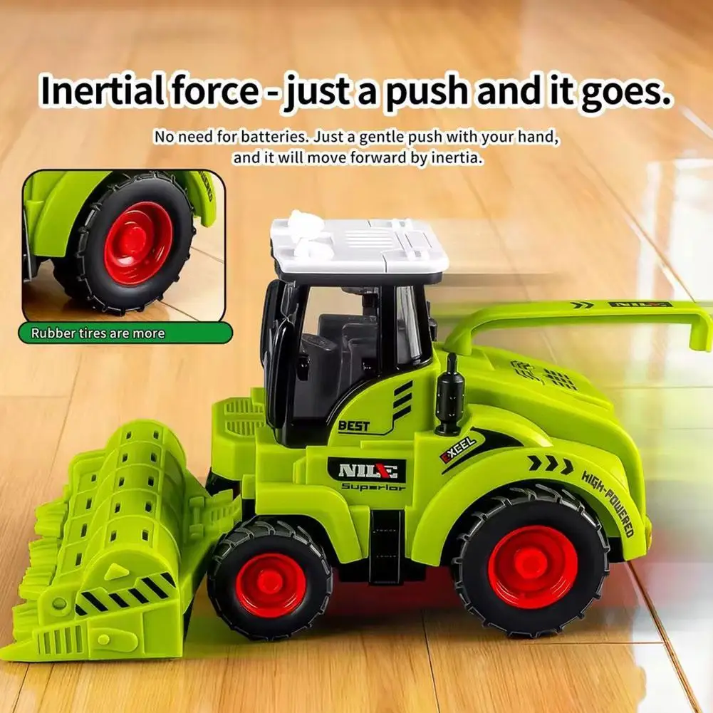 Symulacja pojazdów rolniczych Mini model samochodu Model pojazdu inżynieryjnego Traktor Pojazd inżynieryjny Traktor Zabawki Model dla dzieci Prezent
