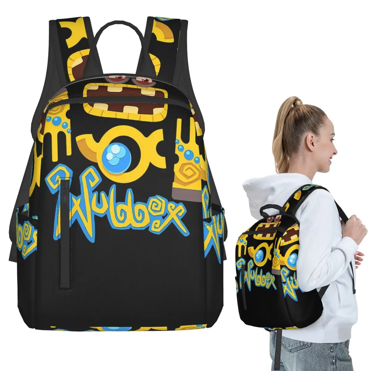 My Singing Monsters Wubbox Backpack Student BookBag Boys Girls School Bag Computer Shoulder Bags Men Women