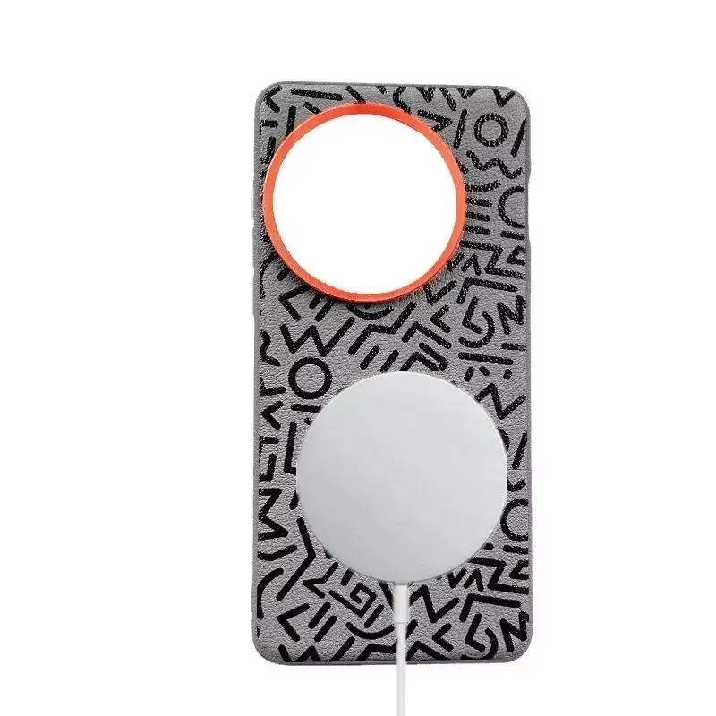 

Magnetic Graffiti Painting Leather Case for Oneplus 13 1+13R 13T Ace 5 Pro Metal Len Large Hole+Independent Button Phone Cover