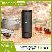 Original TIMEMORE Whirly 01s Electric Coffee Grinder Portable 42mm Hand Brewed Coffee Bean Automatic Grinder Home Grinders Tools