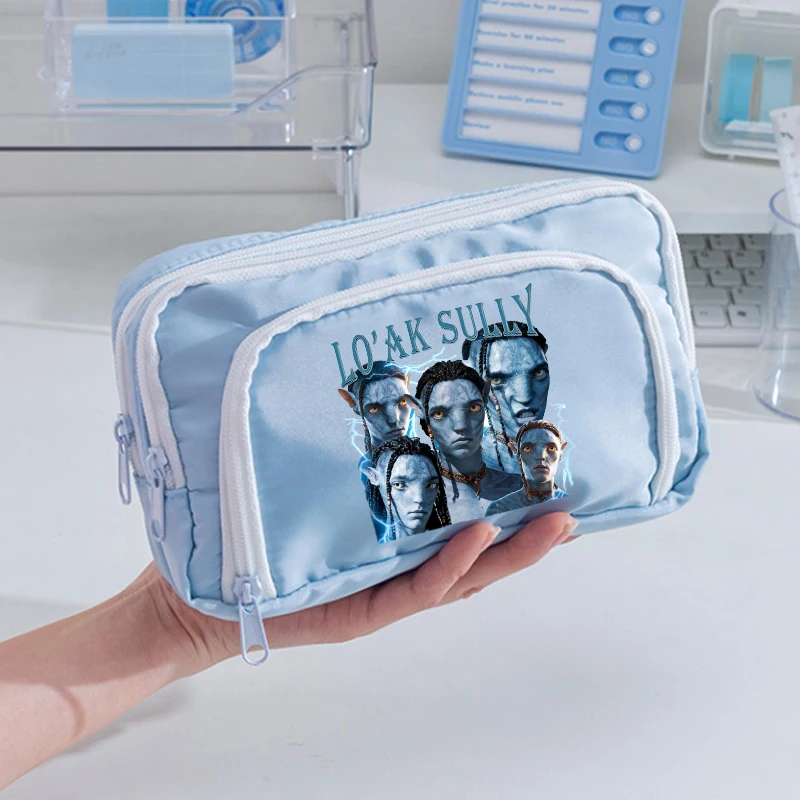 

Avatar Fire and Ash Pencil Cases Kids New Disneys Cute Stationery Bags Student School Desktop Organizer Pen Pouch Children Gift