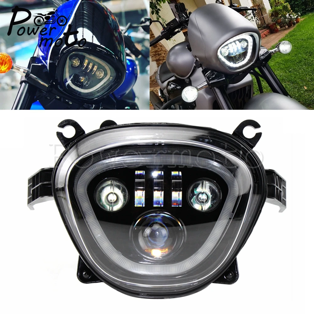 Motorcycle LED Headlamp DRL High Low Beam M109R Headlight Assembly For Suzuki Boulevard M 109R Boss VZR1800 M90 VZ1500 C90 06-19