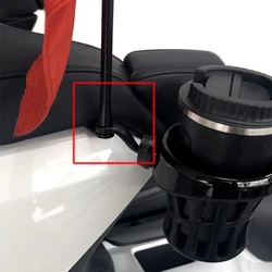 Panical Trunk Passenger Cup Holder Extension Ball bar Kit Parts Flagpole For Honda Gold Wing GL1800 2018-2024 Motorcycle