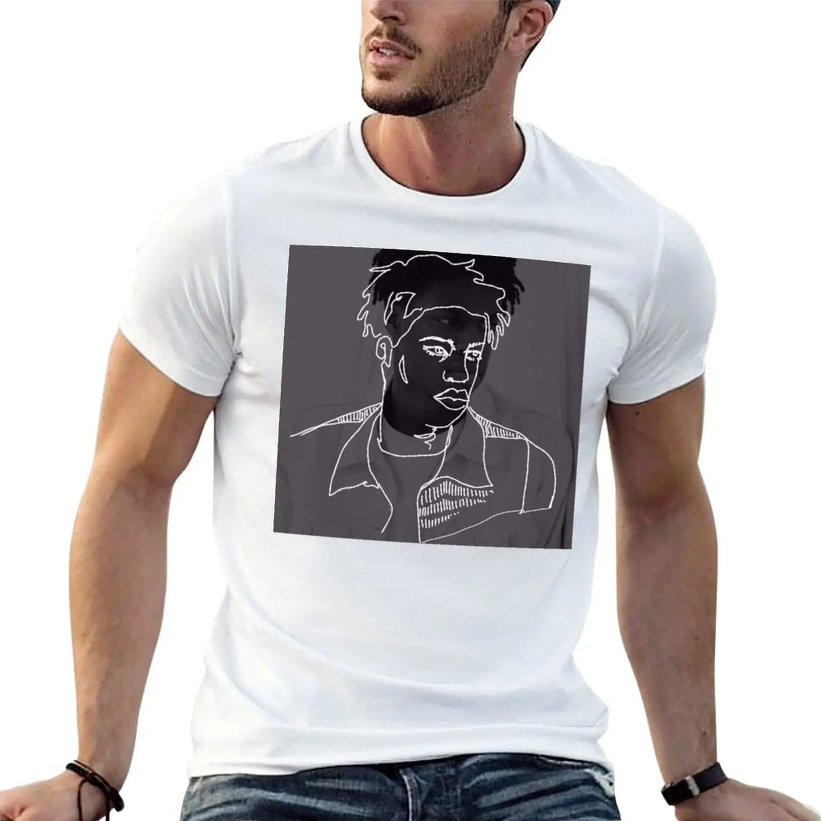 

Daniel Caesar T-Shirt t shirts for man pack white man t shirt cotton T-Shirt