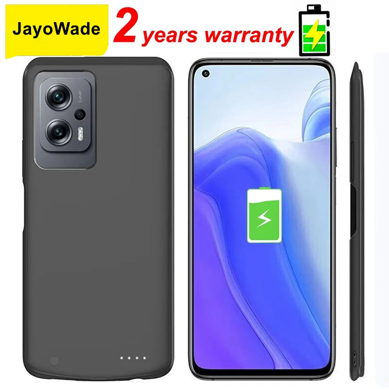 

Чехол Powerbank 10000 мАч POCO X4 GT для Xiaomi Mi POCO X4 GT, чехлы для зарядного устройства, чехол для зарядки телефона для Redmi K30s