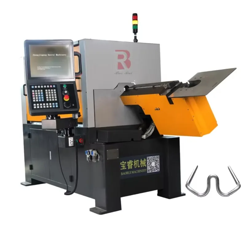 2026 Manufacture Sells BR408CNC 3D/2D  3D  5 Axis 3 -8.0mm Wire Rod Steel Bar Spring Forming CNC Wire Bending Machine