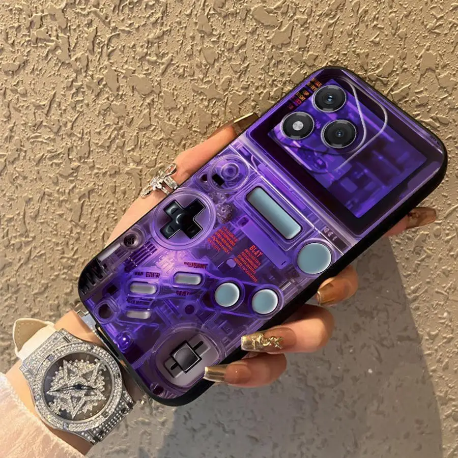 Black Soft Phone Cover Case for Honor 70 8X Magic5Lite X6 200 400 Lite X8 X5b 90 X7 X9a Loaded Game Machine